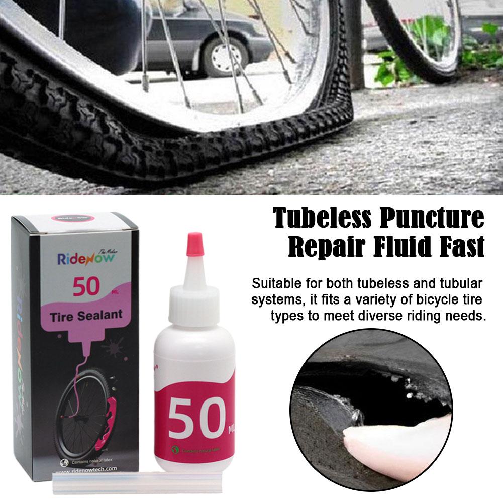 Bicycle Tire Sealant for Tubeless Tires, Puncture Repair Liquid, Instant Self-Sealing for Bike Motorcycle, Anti-Leak Protection