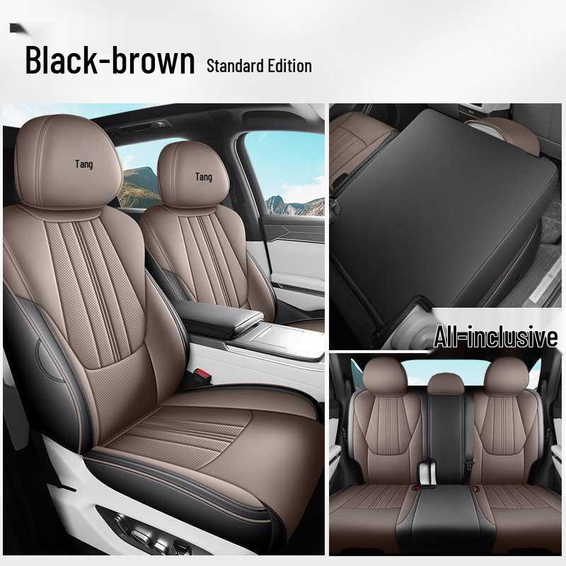 BYD Tang L Full Coverage DMI/EV Seat Covers - Breathable Perforated Cushions for All Seasons