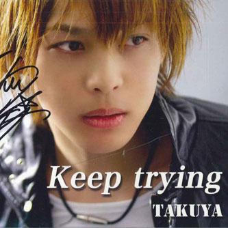 

CD TAKUYA - Keep Trying SNR13130 SOUTH TO NORTH Japan Obi Japanese Pop/Rock Used