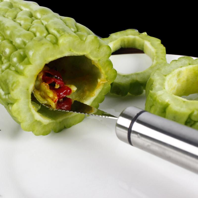 304 Stainless Steel Chili Pepper Core Remover - Easy Cleanup, Rustproof