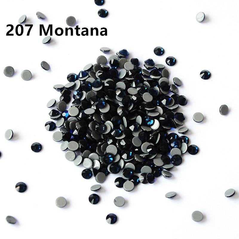 China Bulk Hot-fix Flat Back Rhinestones Bulk Crystal Glass Hotfix Rhinestones for Clothing Garment