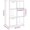 Storage Cabinet Grey Sonoma 60 x 29.5 x 90 cm