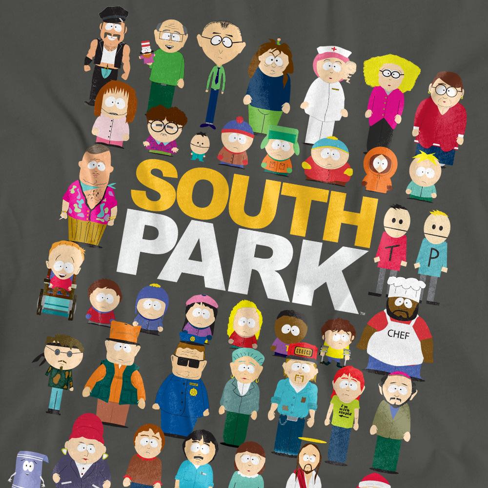 South Park Unisex Adult Full Cast T-Shirt