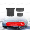 For Tesla New ModelY Juniper2025 2026 TPE metal pedal foot pad Waterproof Luggage Mat Wear-resistant Foot Pads ModelY Trunk Mats