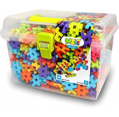 Plastic Construction Set Meli Basic Travel Box, 500 Pieces, 50003