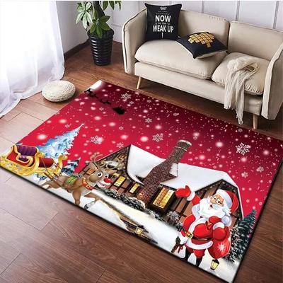 Tappeto Pupazzo di Neve Stella di Natale per Soggiorno Decorazione Casa Tavolino da Divano Tappeti Grandi per Camera da Letto Scendiletto Tappetino Ingresso