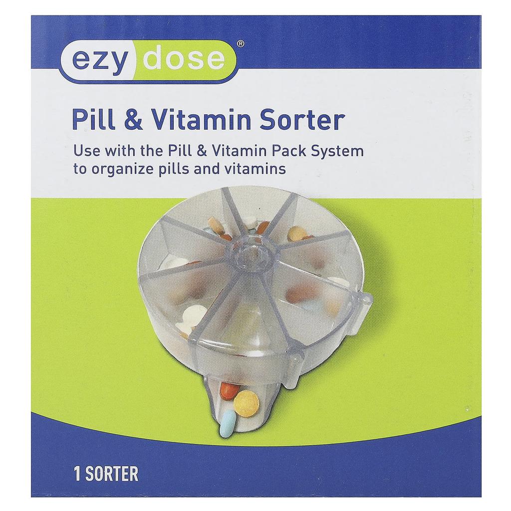 Pill & Vitamin Sorter, 1 pc