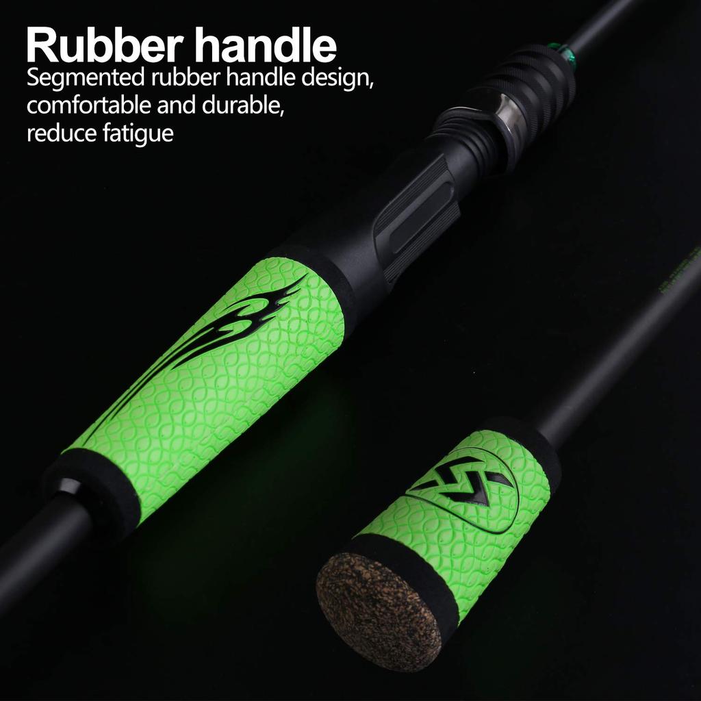 Spinning Casting Angelruten Porable Light High Carbon 4 Stück Rohlinge für das Reisen im Süßwasserangeln