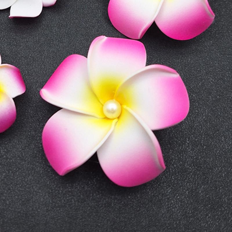 Simulated Colored Egg Flower Hair Clip Headpiece Cross-border Spot 4-11cm Beach Tourism Vacation Dai