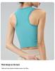 Women's Shockproof Yoga Tank: Wearable One-Piece Fitness & Pilates Bra Top