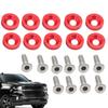 License Plate Frame Screws | Auto Tag Locking Screw, M6 Gasket Bolt, Rear Front Vehicle Modification Motorcycle RV License Plate