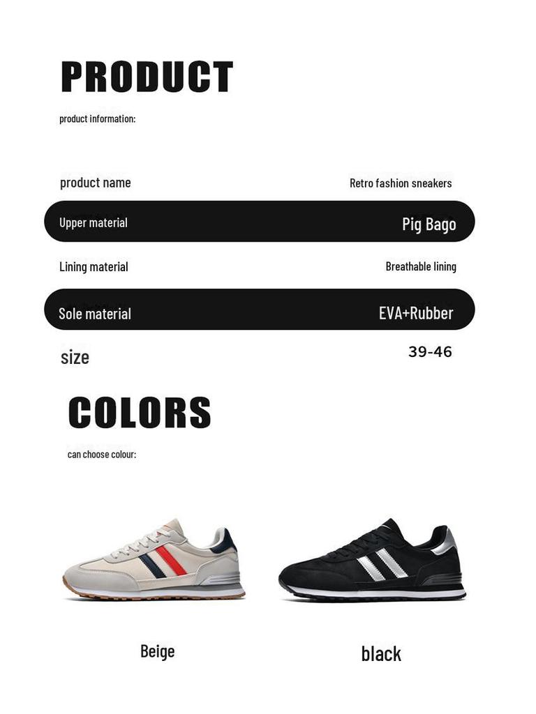 2024 Double Star Men's Trendy Non-Slip Running Shoes - All-Match Fashion & Casual Sports Footwear