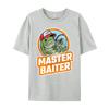 Master Baiter Grey Shirt Graphic Tee Adult High Quality Mens TShirt Punk Style
