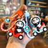 New Panda Keychain: Cute Big Panda Pendant, Claw Machine Toy, Sichuan Souvenir