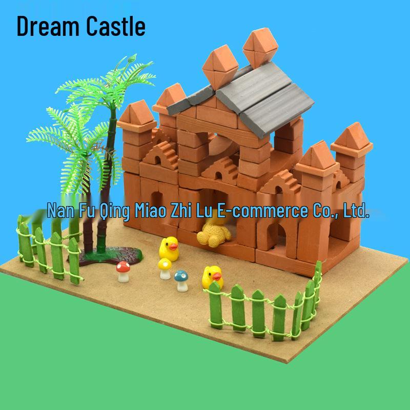 Little Bricklayer DIY Cement House Building Blocks - Educational Toy for Children