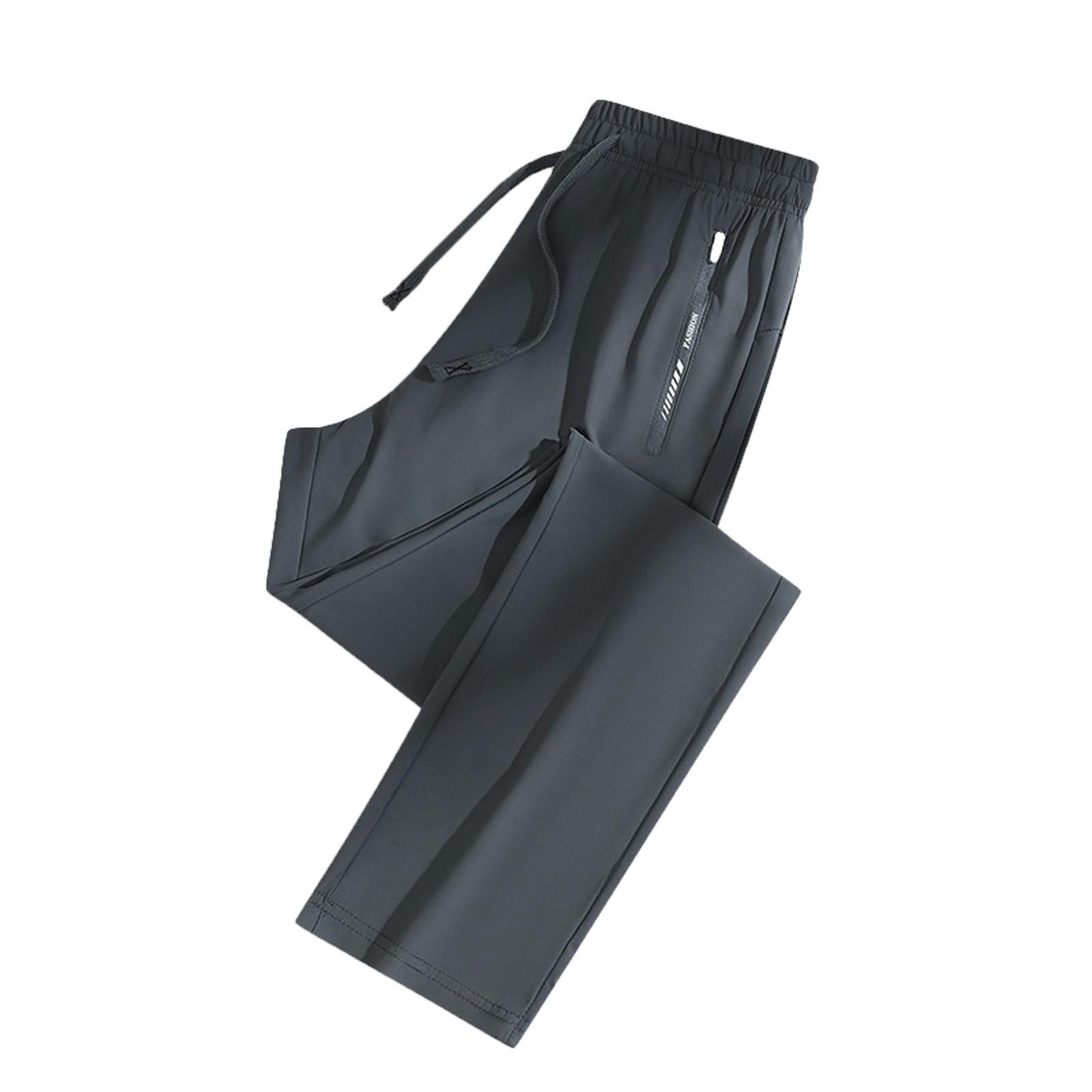 

Женские повседневные однотонные прямые повседневные брюки с эластичной резинкой на талии и карманами XXXXL чёрный