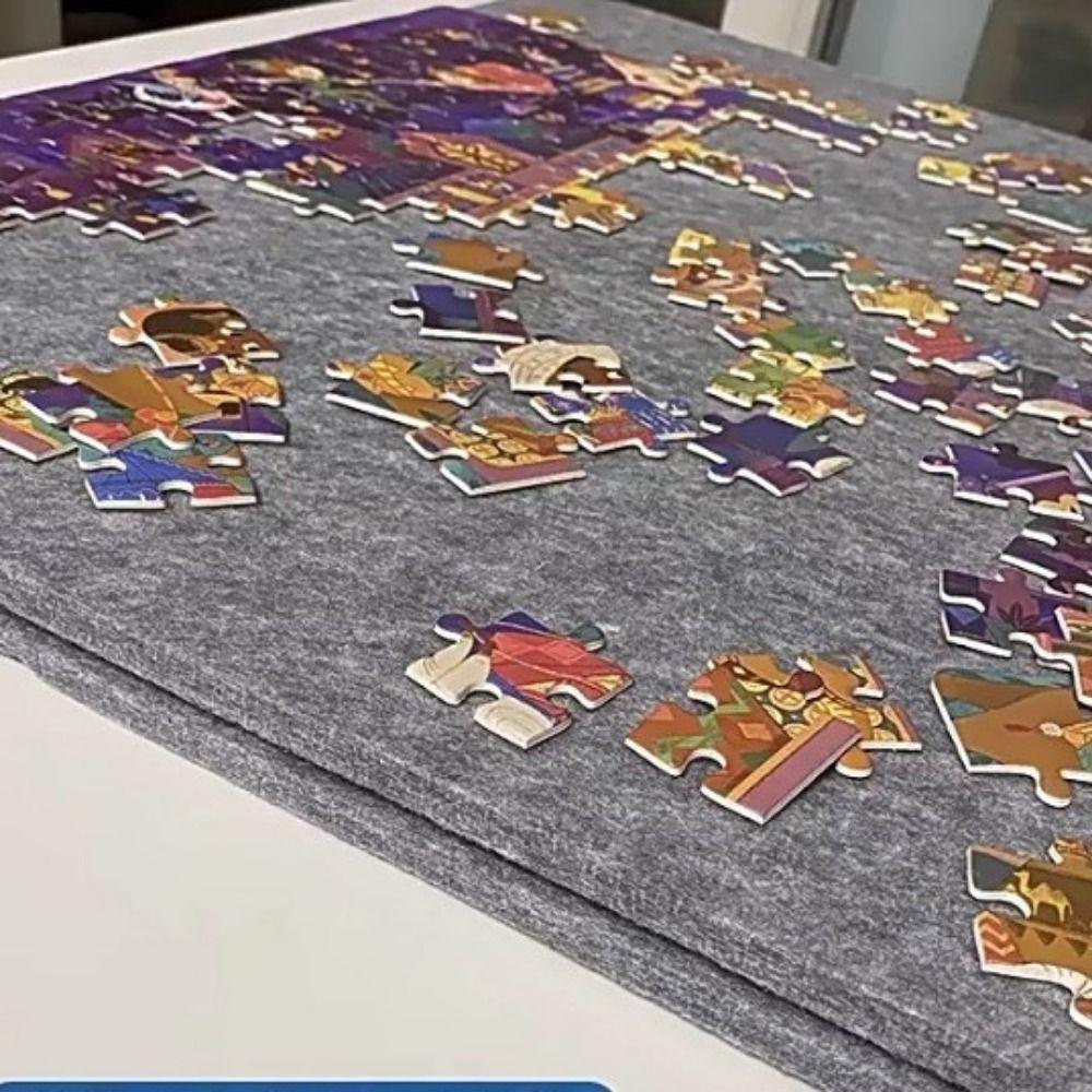 2000 Pieces Inclined Puzzle Board Large Puzzle Saver Pad Portable Puzzle Mat Workstation
