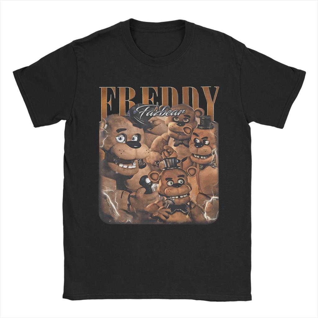 FNAF At Freddys Springtrap Unisex T-Shirts Lustige T-Shirts Kurzarm Rundhals T-Shirts Reine Baumwolle Große Größen Kleidung