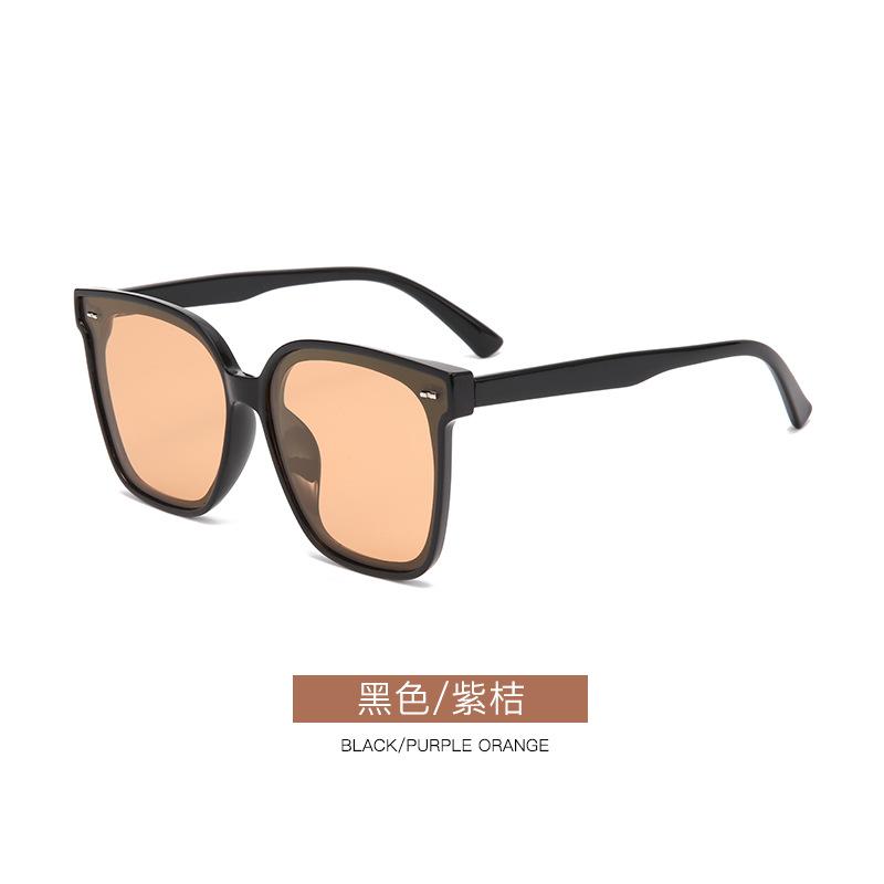 Fashion large frame TR polarized glasses women's high-end versatile UV-proof sunglasses show face small glasses men