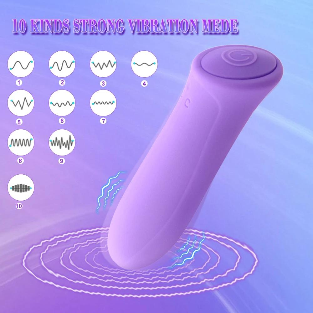 Powerful Vibrator for Women Mini Bullet G Spot Dildo Vagina Clitoris Stimulator Vibrators Masturbation Adult Sex Toys Vibration