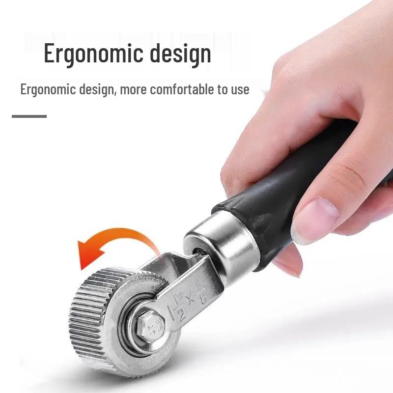 

Скидка для новичков: Набор для ремонта шин с прижимным роликом и скребком 6mm Tire Pressure Roller - 1 piece