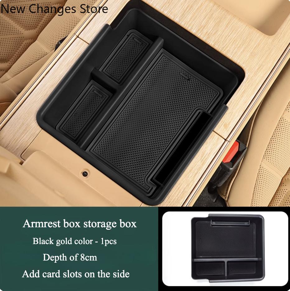 For EXLANTIX ET EXEED STERRA ET 2024 2025 Car Center Console Armrest Storage Box ABS Armrest Organizer Holder Accessories