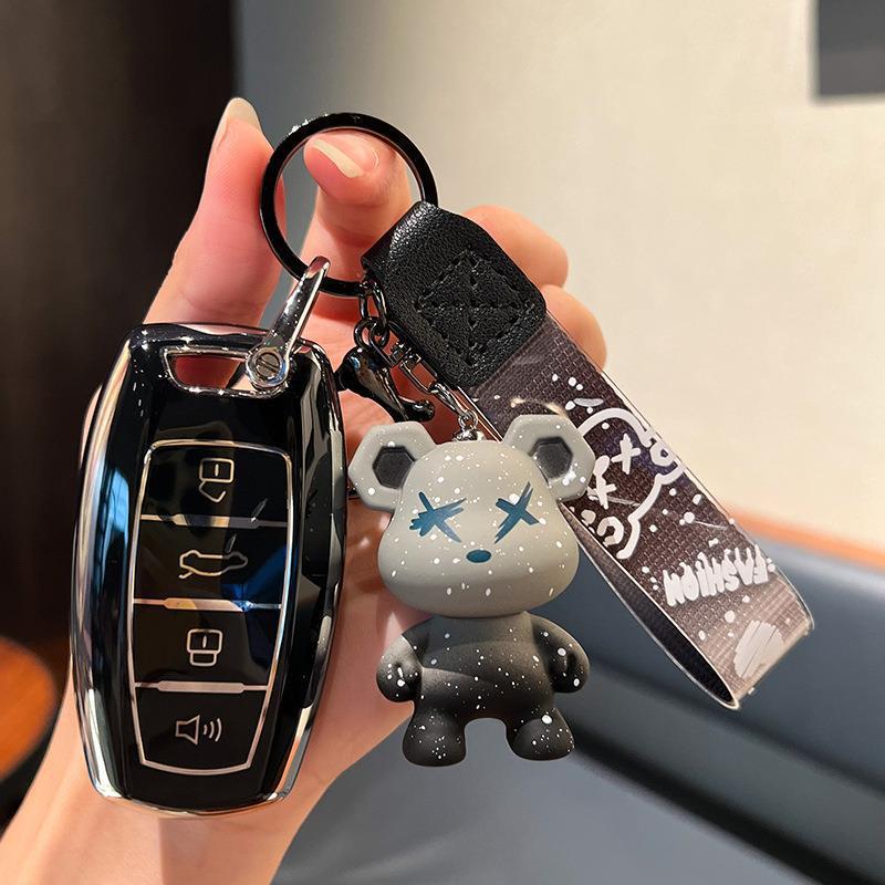 Compatible with Haval 21/22 H6S Yuepao/Zhipao/Chaopao Edition Sport Car Keyring Shell Key Case Cover for Men and Women.