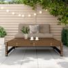 Garden Stool Honey Brown 120 X 80 Cm Solid Pine Wood