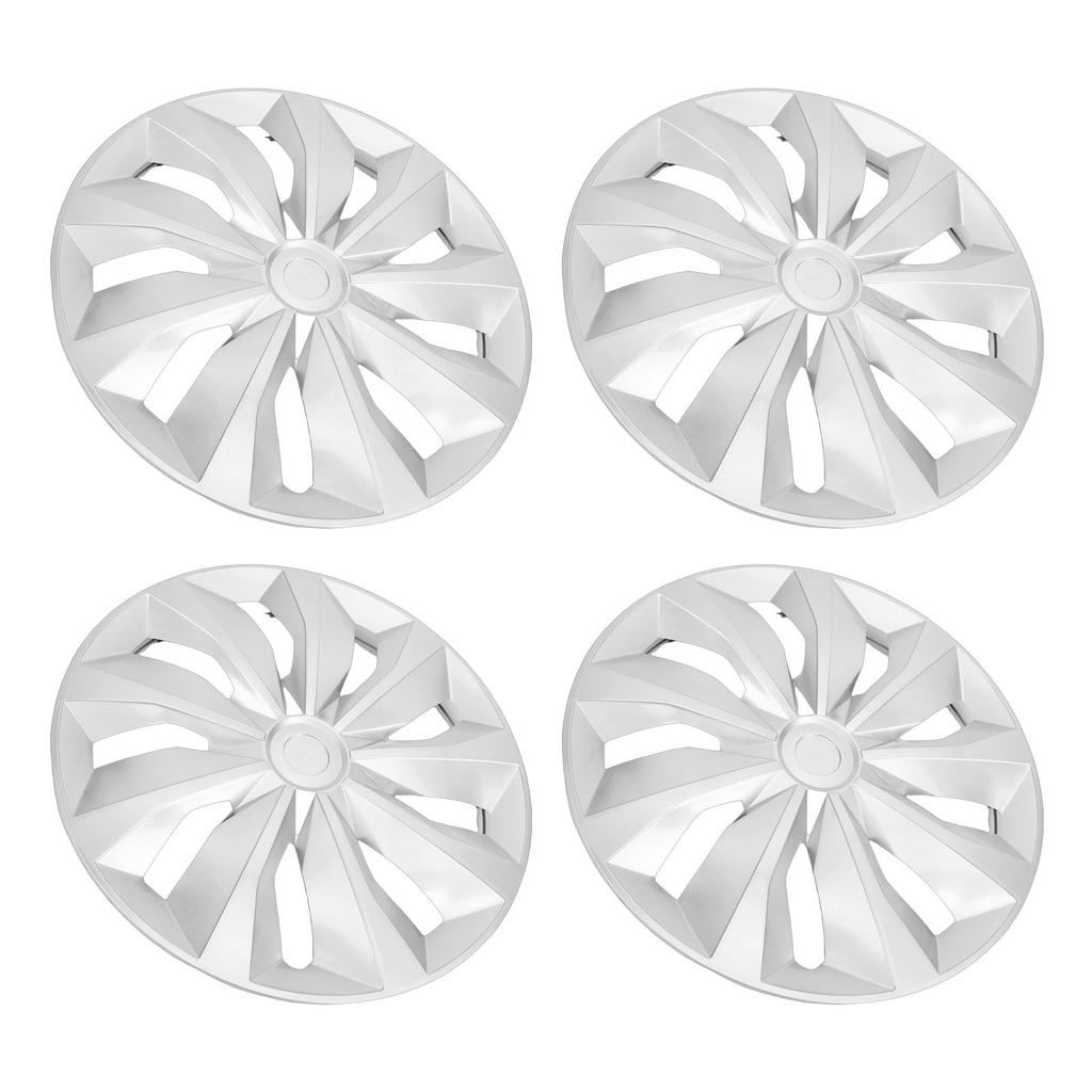 4 Pezzi Copricerchi 15 Pollici ABS Eleganti R15 Coprimozzi Sostituzione per Auto 208 Camion SUV