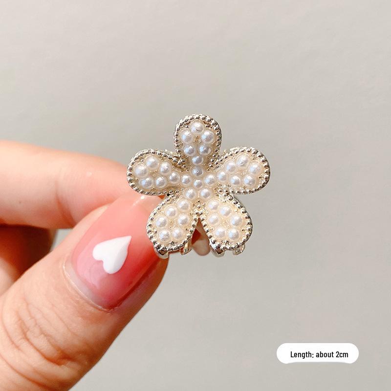 Women's Half-Tied Pearl Hairpin - 2024 New Side Clip for Back of Head