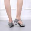 Women Adult 3.5CM/5.5CM Middle Heel Latin Dance Shoes Ballroom Dance Shoes Tango Salsa