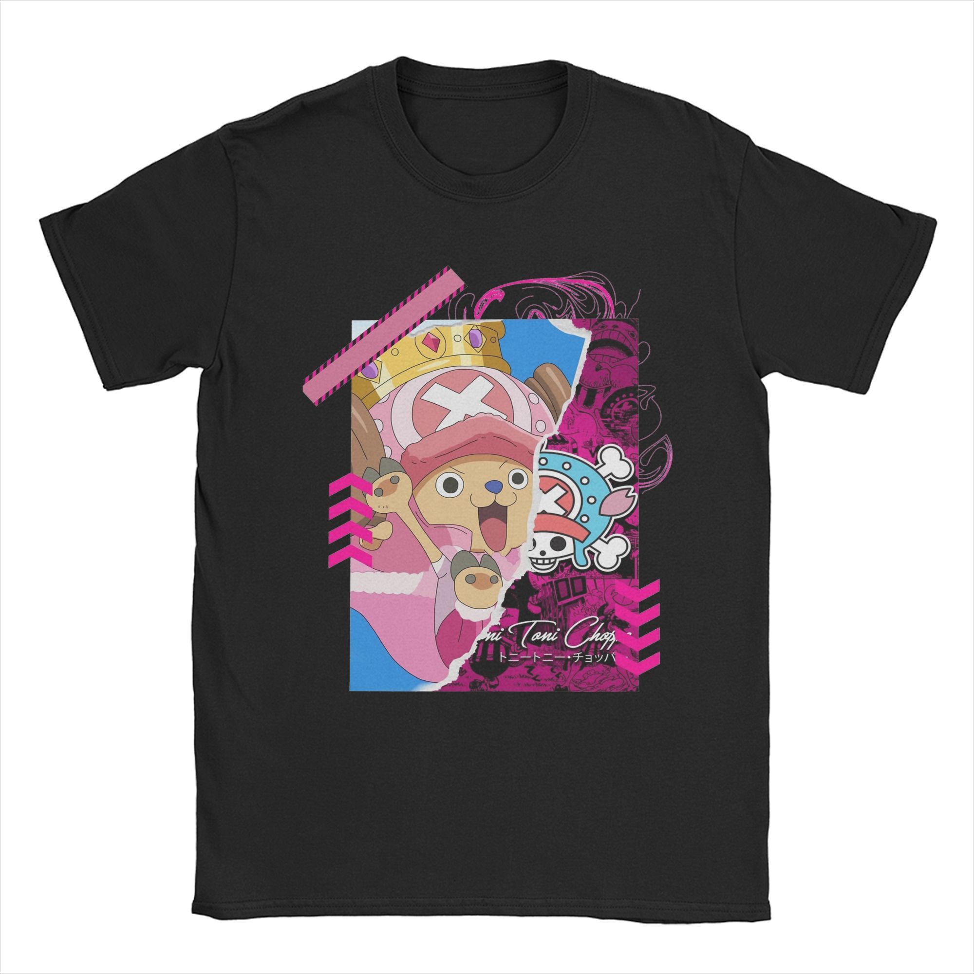 

Anime Cute Tony Tony Choppers T Shirts for Men Pure Cotton Unique T-Shirts Crew Neck One Pieces Anime Tee Shirt Short Sleeve 4XL