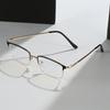 Student Nearsighted Glasses For Women Metal Full Frame Square Myopia Glasses With Prescription 0 -0.5 -0.75 To -6
