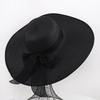 Women's Extra Large Wide Brim Straw Sun Hat with Bowknot - Summer Seaside UV Protection