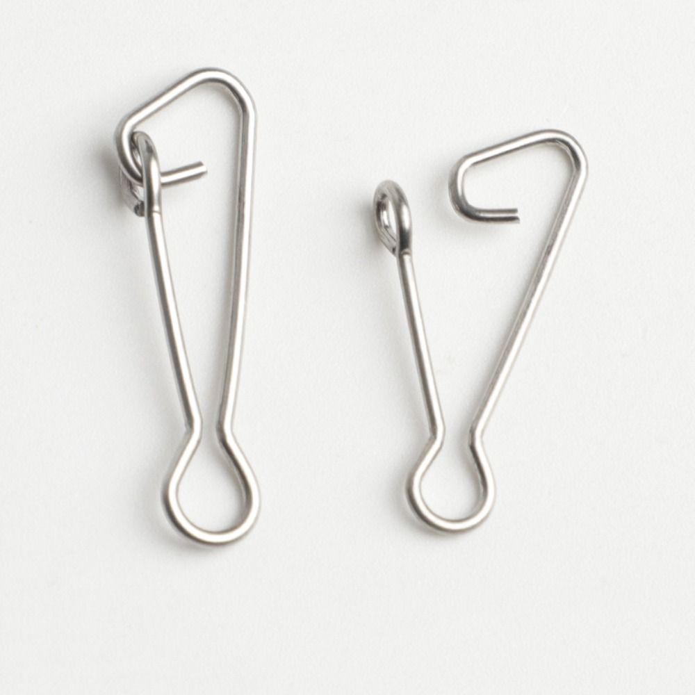 100pcs Strong Pulling Force Fishing Connector Interlock Pin  Fishing Tackle
