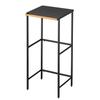Expandable Over-Trash Can Rack, Black, W42.5-76 X D42.5 X H90cm, Tower Kitchen Rack with Hooks, 5327