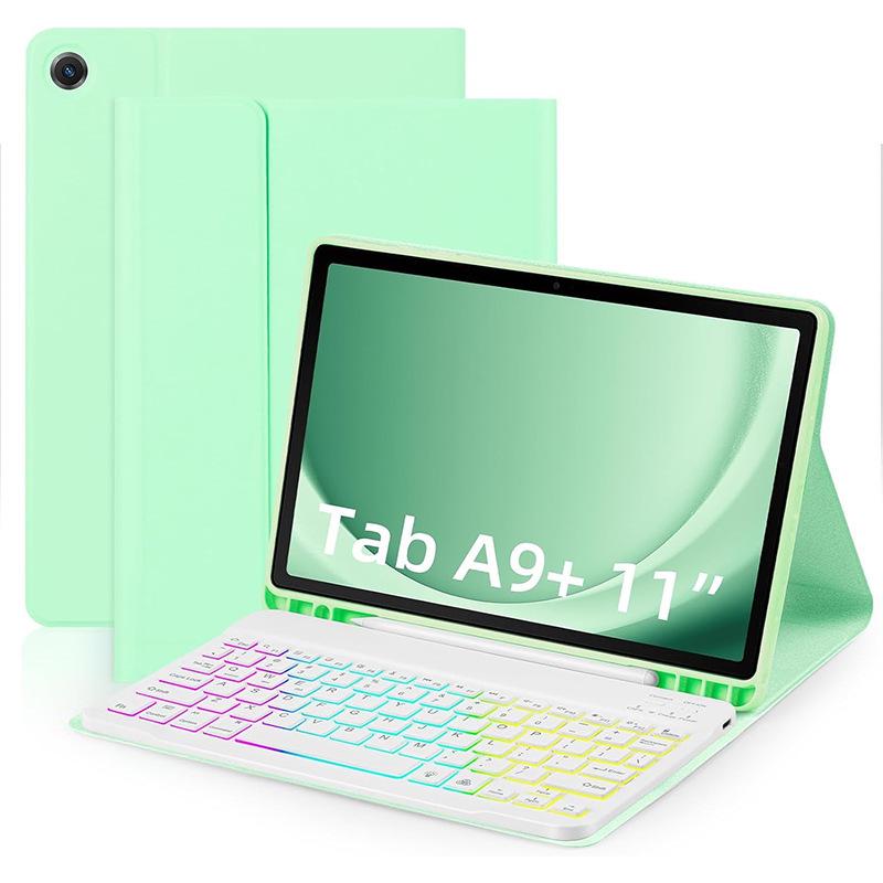 Husă cu tastatură Bluetooth pentru tabletă Samsung A9Plus10FE+ și bară mouse spaniolă