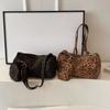 Sac Bandoulière Léger Tendance en Toile Imprimé Léopard pour Femme, Sac Versatile pour le Quotidien, Sac Sous le Bras