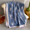 Korean Version Printed Imitation Cashmere Scarf Women'S Winter Double-Sided Thickened Neck Protection Scarf Air Conditioner Shawl