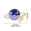 New Space Planet Enamel Brooches Galaxy Venus Jupiter Saturn Mars Mercury Earth Shaped Pins