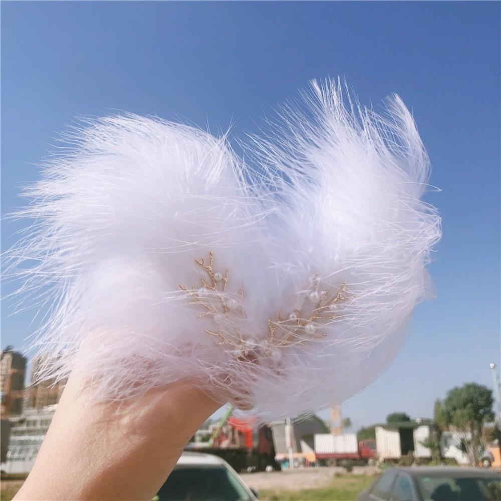 Fairy 12cm Fairy Feather Hairpins Feather Sweet Style Feather Barrettes Side Clip Feather Hair Clip Wedding Party