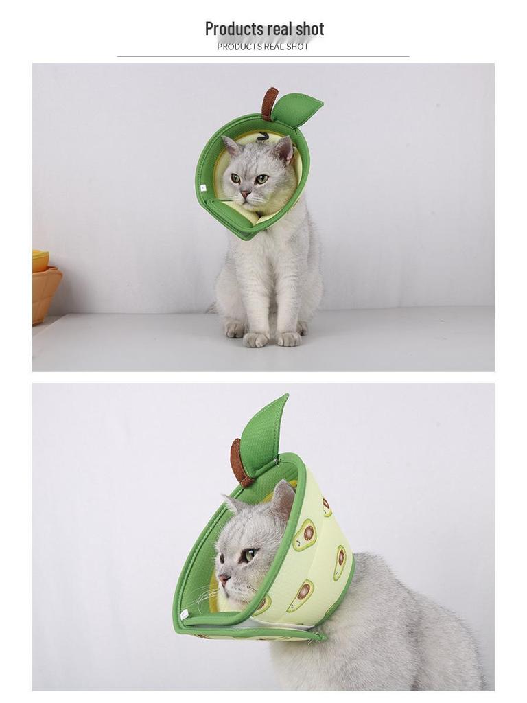 Breathable Mesh Pet Elizabeth Collar - Soft Anti-Lick/Bite Grooming Headgear for Cats & Dogs