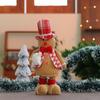 Christmas Retractable Biscuit Doll Christmas Couple Doll Pose for A Gift