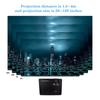 VS 313 4K Mini Projector Zoom Led Full HD Projector 2000 Lumes Colorful Home Theater Projectors