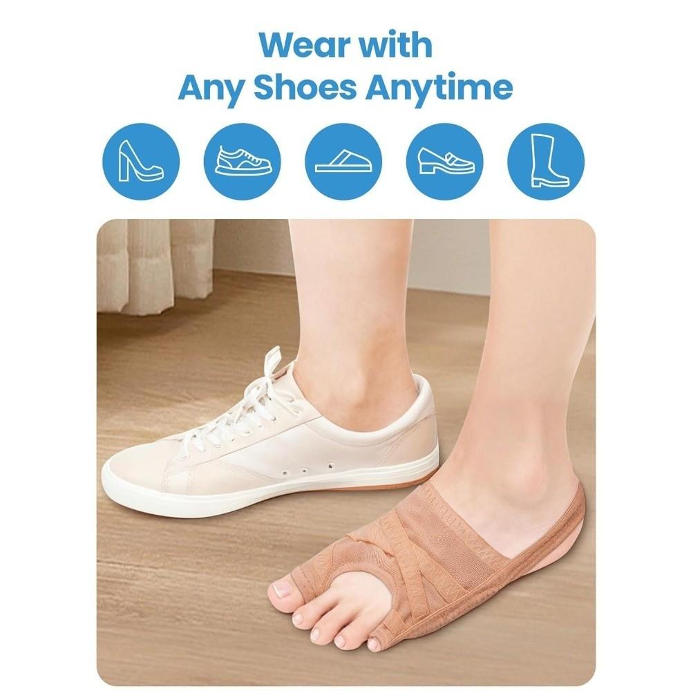 Adjustable Design Bunion Corrector Breathable Hallux Valgus Corrector Toe Straightener Night Use