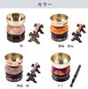Sunmany Mini Orin Set, Authentic Maki-e Finish, 2.5 Inches, Made In Japan, Buddhist Altar Rin, Modern Buddhist Altar Rin, Small and Cute, Cherry