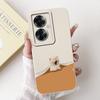 For OPPO Reno11 F 5G Case Reno 11F CPH2603 2024 Elegant Printing Camera Protective Shockproof Soft Silicone Phone Cases