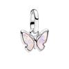 New Original 925 Silver Charms Butterfly Flower Heart Fish Beads Pendant Bracelets Necklaces Womens DIY Jewelry Gift