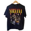 Unisex Shirt Cotton Oversize Large Size New Nirvana Unplugged In NY Vintage REPRINT Single Stitch T-shirt Gildan Tag Sz XL