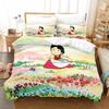 Housse de couette taie d'oreiller Fille des Alpes Heidi Ensemble de literie Anime Décoration de chambre à coucher Adulte Garçon Fille Cadeau pour enfants Taille Simple Double